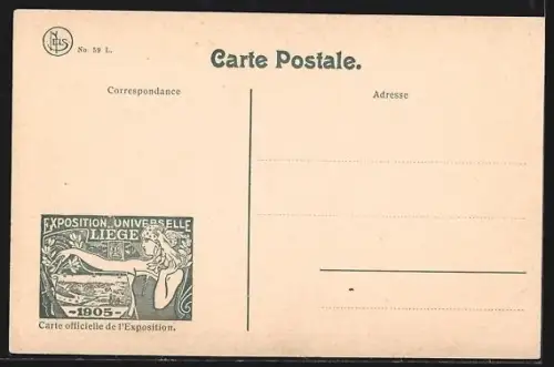 AK Liége, Exposition Universelle 1905, Interieur du Pavillon du Canada