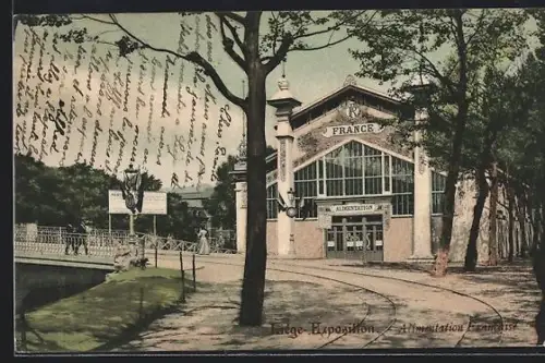 AK Liége, Exposition, Alimentation Francaise