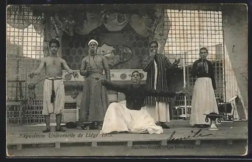 AK Liége, Exposition Universelle 1905, Extrème Orient, Les Derviches