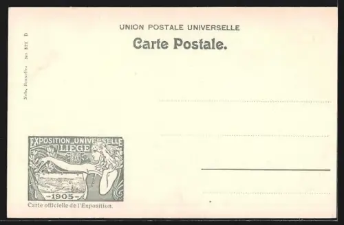 AK Liége, Exposition Universelle 1905, Ferme Westphalienne, Schlichte