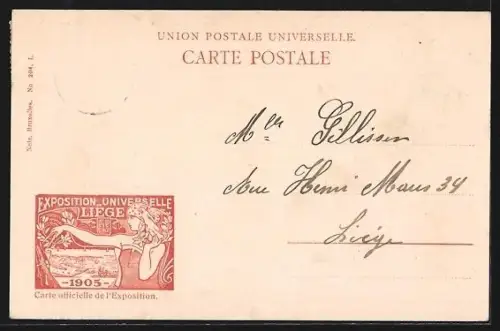 AK Liége, Exposition Universelle 1905, La Ferme demonstrative