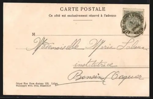 AK Liége, Exposition Universelle 1905, Parc des Altraclions, Maison Ober-Bayern