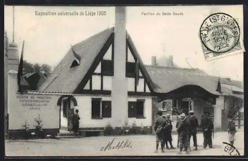 AK Liége, Exposition Universelle 1905, Pavillon de Selde Soude