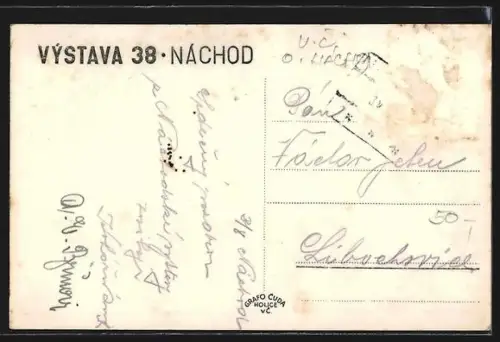AK Nachod, Vystava, Ausstellung 1938