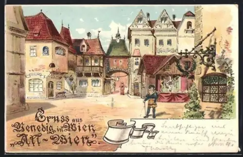 Lithographie Wien, Ausstellung Venedig in Wien