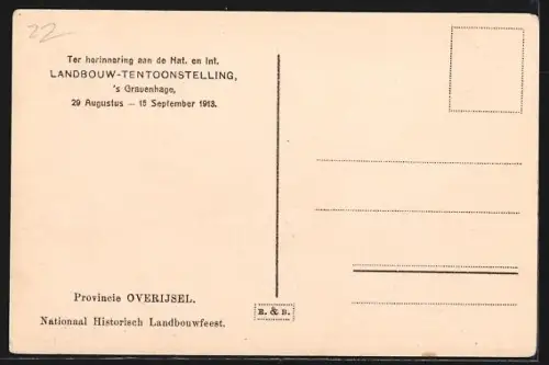 AK `s Gravenhage, Landbouw-Tentoonstelling 1913