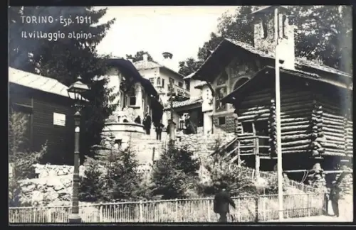 AK Torino, Esp. 1911, Il villagio alpino
