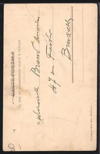 AK Liége, Exposition Universelle de Liége 1905, Entrée du compartiment Allemand