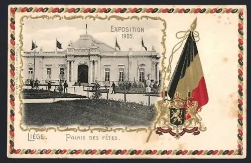 AK Liége, Exposition 1905, Palais des Fêtes