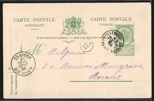 Lithographie Liége, L`Exposition de Liége, Groupe de Botteresses