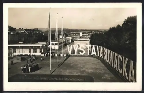 AK Uh. Hradiste, Vystava Slovacka 1937