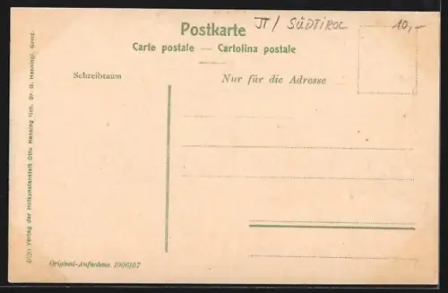 AK Meran, Auf der Giselapromenade