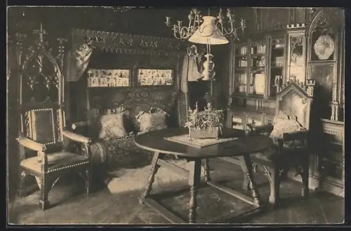 AK Meran, Schloss Katzenstein, Innenansicht