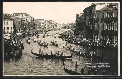 AK Venezia, Canal Grande, Corteo per la Regata