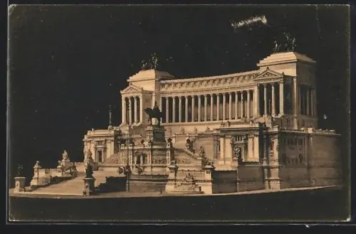 AK Roma, Monumento a Vittorio Emanuele (laterale)