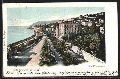 AK San Remo, La Promenade