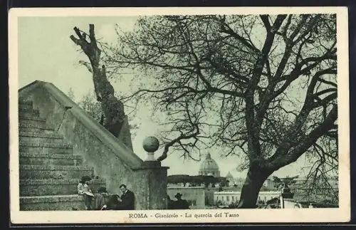 AK Roma, Gianicolo, La quercia del Tasso