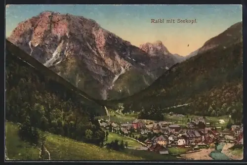 AK Raibl, Ortschaft mit Seekopf