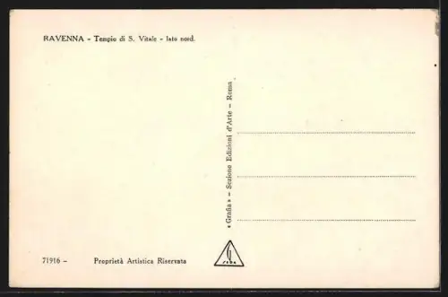 AK Ravenna, Tempio di S. Vitale, Lato nord