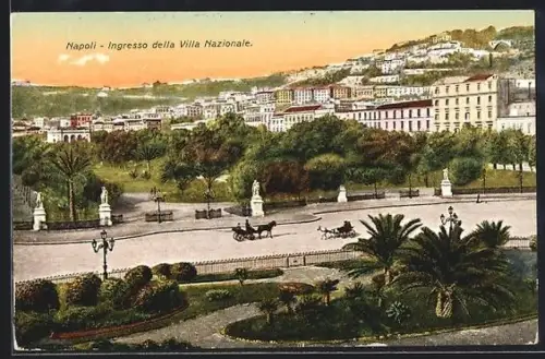 AK Napoli, Ingresso della Villa Nazionale