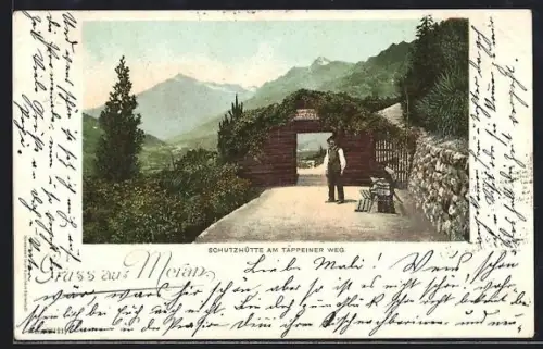 AK Meran, Schutzhütte am Tappeiner Weg