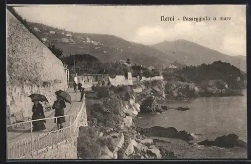 AK Nervi, Passeggiata a mare