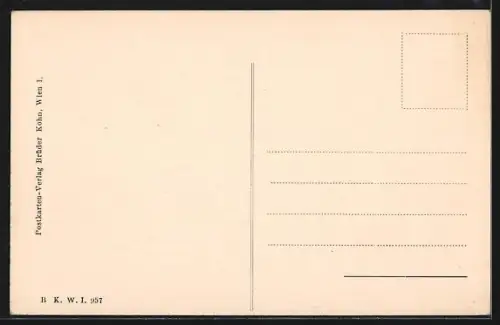 AK Venezia, Gondola con felze e ponte della ferrovia