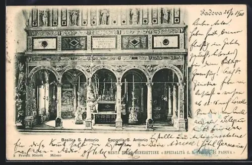 AK Padova, Basilica S. Antonio, Capella S. Antonio