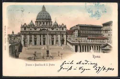 AK Roma, Piazza e Basilica di S. Pietro
