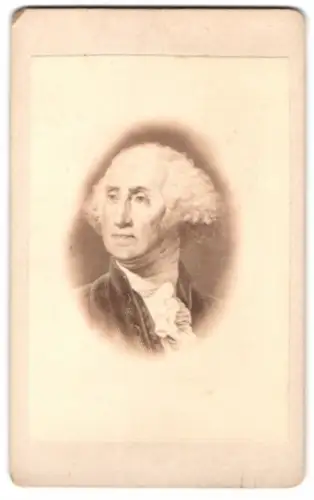 Fotografie Portrait George Washington, 1. Präsident der Vereinigten Staaten von Amerika