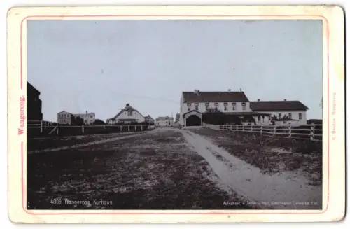 Fotografie Zedler & Vogel, Darmstadt, Ansicht Wangeroog, Blick nach dem Kurhaus