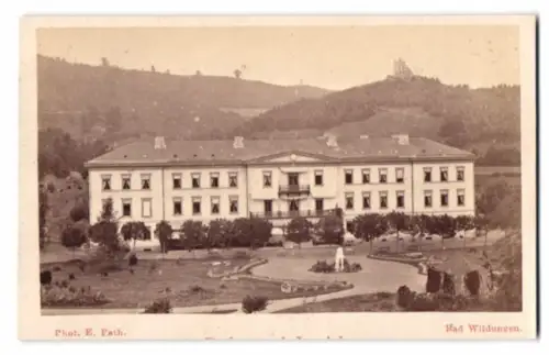 Fotografie E. Fath, Bad Wildungen, Ansicht Bad Wildungen, Blick nach dem Logierhaus