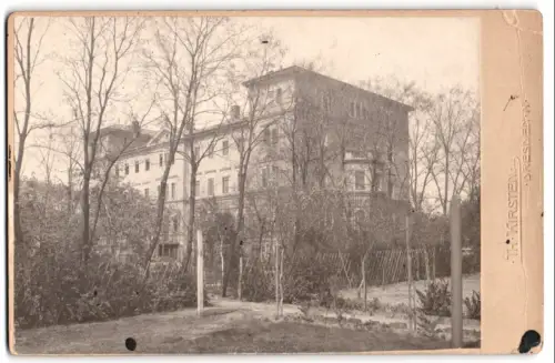 Fotografie Th. Kirsten, Dresden, Ansicht Dresden, das Garnisionslazarett