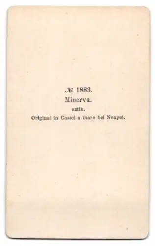 Fotografie Büste: Minerva