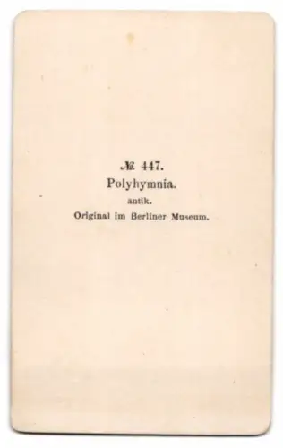 Fotografie Statue: Polyhymnia