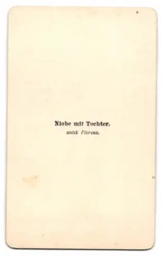 Fotografie Statue: Niobe mit Tochter