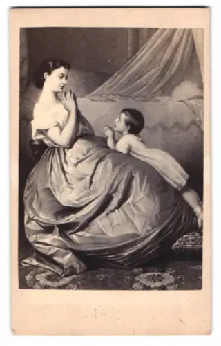 Fotografie Gemälde: Das Gebet, nach Chaplin