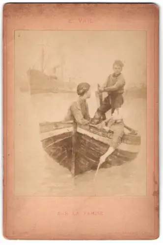 Fotografie Ad. Braun & Cie., Dornach, Gemälde: sur la Tamise, nach E. Vail