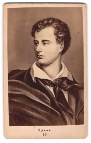 Fotografie englischer Schriftsteller Lord Byron