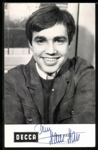 AK Musiker Hans Hass, En-face Portrait, Autograph