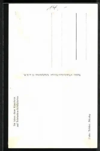 AK Musikerin Porträt Gitta Lind, Autograph