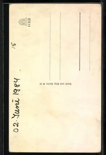 AK Musiker Helmut Zacharias mit Geige, Autograph