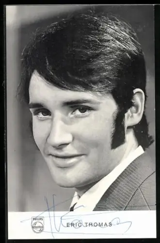 AK Musiker Eric Thomas, Porträt, Autograph