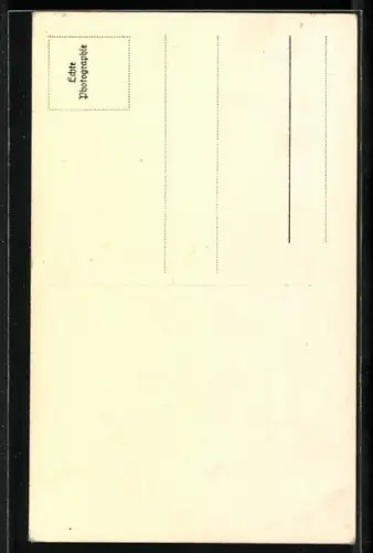 AK Musiker Erich Werner im Seitenprofil, Autograph