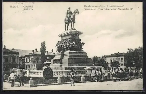 AK Sophia, Monument Zar Alexander II.