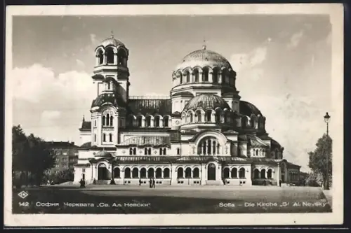 AK Sofia, Die Kirche St. Al. Nevsky