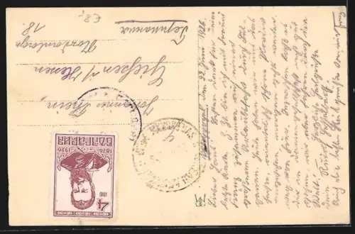 AK Plovdiv, Totalansicht aus der Vogelschau