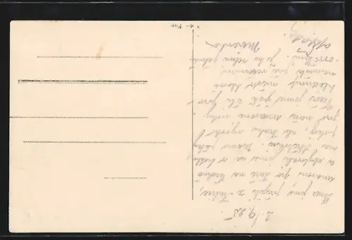 AK Klatovy, Totalansicht mit Kirch- und Rathausturm