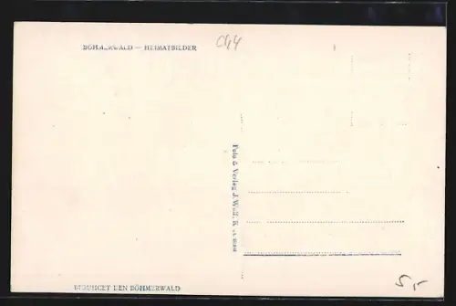 AK Eisenstein, Partie an der Kirche