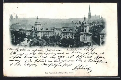 AK Plzen, Pohled no mesto
